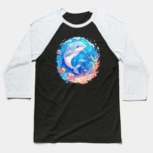 dolphin Baseball T-Shirt